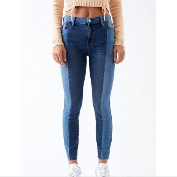 Pacsun High Rise Ankle Jegging in Double Wash sz 25 - Picture 1 of 7